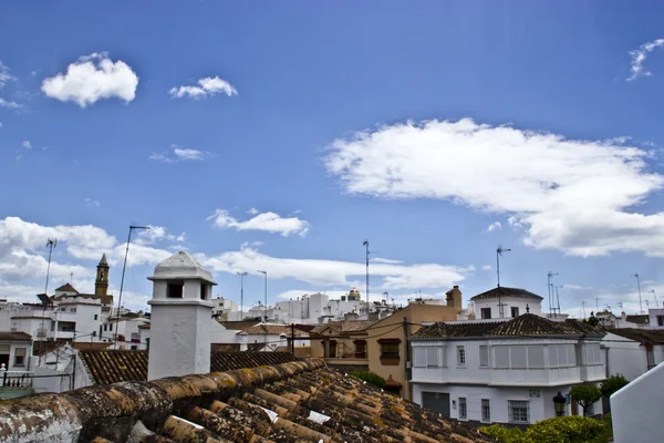 Tipikus fehér andalúz falu — Stock Fotó