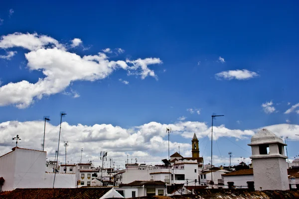 Pueblo típico andaluz blanco —  Fotos de Stock