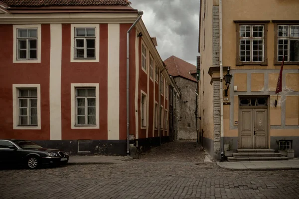 Таллин Улица Старого Города — стоковое фото