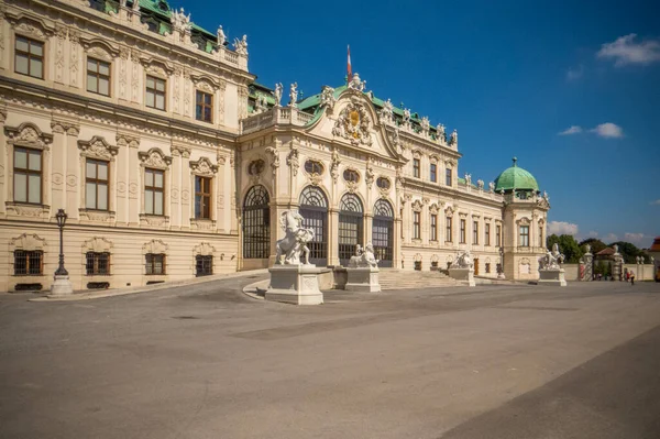 Ausztria Bécs Belvedere Lucas Von Hildebrandt Építette Nyári Rezidenciaként Korának — Stock Fotó
