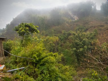 Sapa. Vietnam. Kedi Köyü, Sapa Kasabası 'nın üç kilometre uzağındaki güzel bir vadide, Cat Cat. Eski etnik grupların köyü.. 
