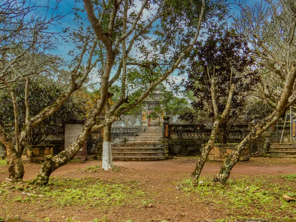 Вьетнам Оттенок Гробница Императора Дука Находится Недалеко Хюэ Деревне Дуонг — стоковое фото