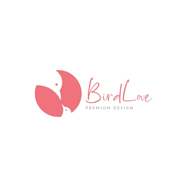 女性の鳥は彼女の若いロゴのアイコンのベクトルグラフィックデザインのイラストのアイデア創造的な — ストックベクタ