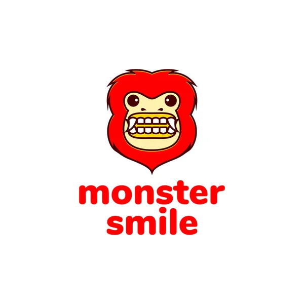 Monster Mask Culture Colorful Logo Design Vector Graphic Symbol Icon — Stock Vector