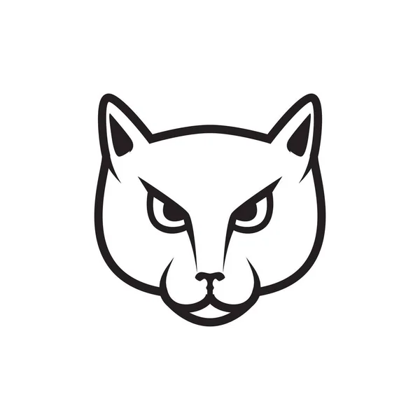 Face Focus Dog Modern Logo Design Vector Graphic Symbol Icon — 图库矢量图片