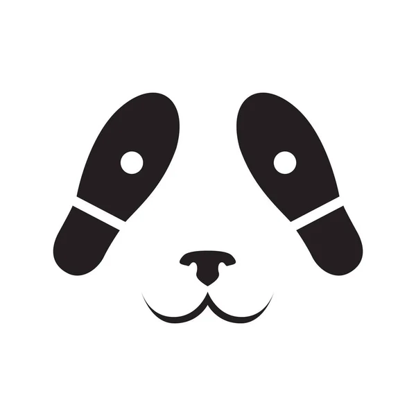 Shoe Sole Face Dog Logo Design Vector Graphic Symbol Icon — стоковый вектор