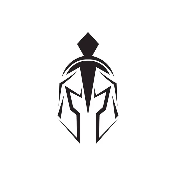 Shape Helmet Spartan Isolated Logo Design Vector Graphic Symbol Icon — 图库矢量图片