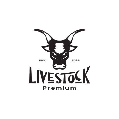 izole edilmiş klasik baş logosu tasarım vektör grafik simgesi çizim yaratıcı fikir