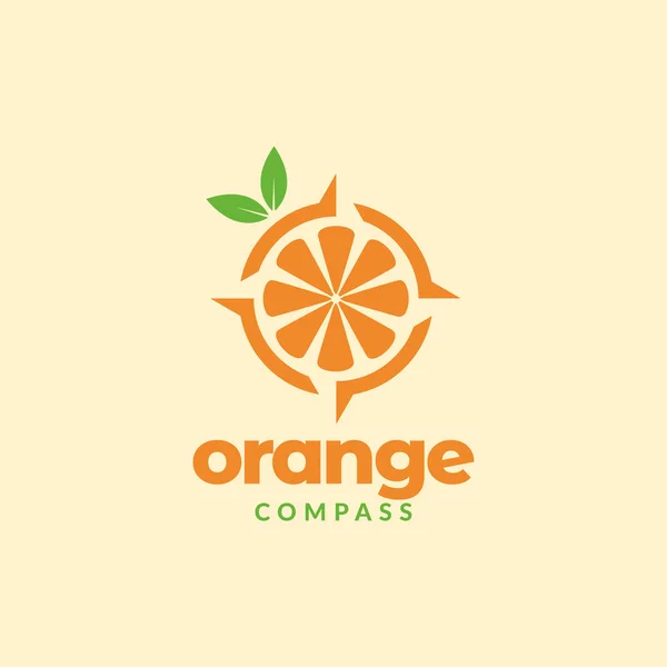 오렌지 디자인 그래픽 크리에이티브 아이디어 — 스톡 벡터