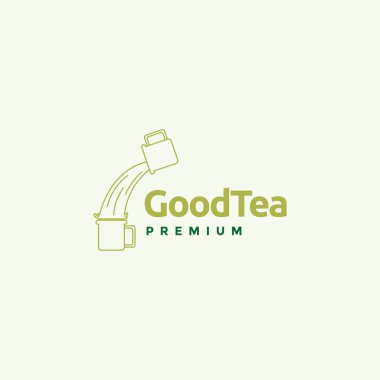 drink pull tea logo design