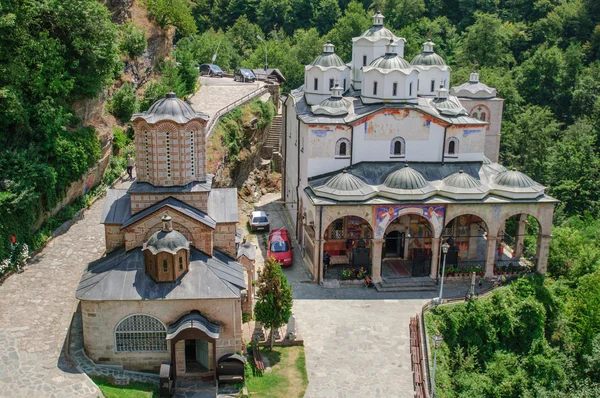Orthodoxe Kirche und Kloster, st.joachim osogovski in Mazedonien, kriva palanka — Stockfoto