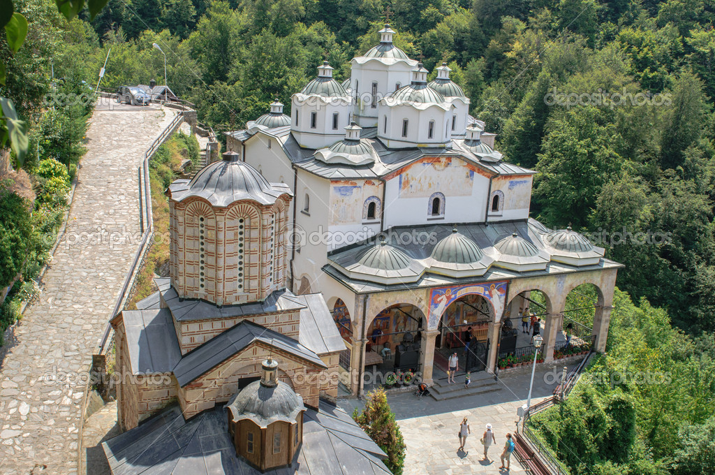 Orthodox church and monastery, St.Joachim Osogovski in Macedonia, Kriva