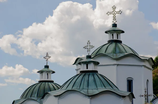 Orthodoxe kerk en klooster, st.joachim osogovski in Macedonië, kriva palanka — Stockfoto