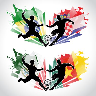 farklı ülkelerde temsil eden futbolcular