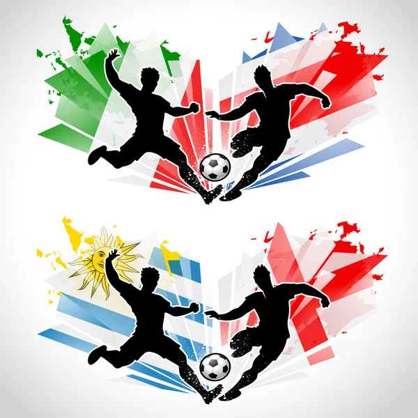 farklı ülkelerde temsil eden futbolcular