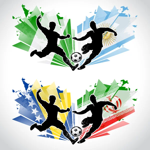 farklı ülkelerde temsil eden futbolcular
