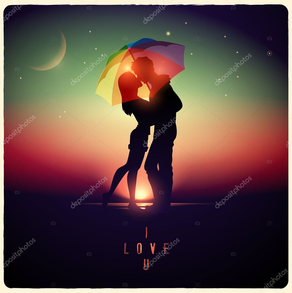 Pareja besandose imágenes de stock de arte vectorial | Depositphotos Pareja besandose imágenes de stock de arte vectorial | Depositphotos