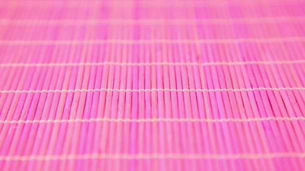 Rózsaszín bambusz háttér — Stock videók