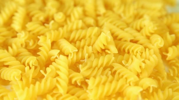Italian pasta macaroni background — Stock Video