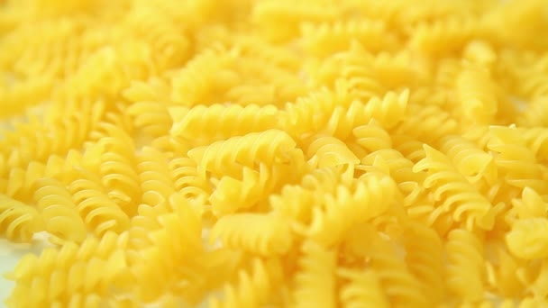 Italienische Pasta Makkaroni Hintergrund — Stockvideo