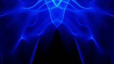 Dalga yumuşak arka plan, dalgalar hareket akışı mavi