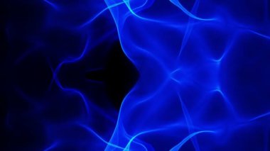 Dalga yumuşak arka plan, dalgalar hareket akışı mavi