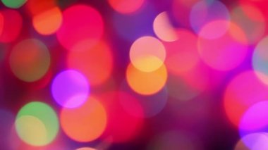 Bulanık ışıklar - kırmızı soyut arka plan, defokus ışık hareket bokeh etkisi