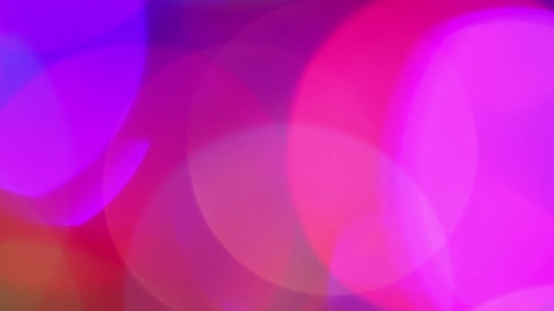 Wazig lichten-Rode abstracte achtergrond, gedeconcentreerd licht beweging bokeh effect — Stockvideo