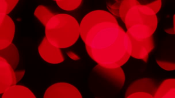 Lumières rouges déconcentrées, arrière-plans abstraits de mouvement rouge, effet bokeh de lumière floue 