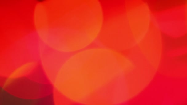 Czerwone rozmyte światła, abstrakcyjny czerwony ruch tła, niewyraźne światło bokeh efekt — Wideo stockowe