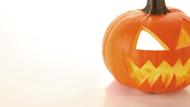 halloween pumpkin horror scary jack o lantern on white background stock video 32866733 - Halloween Background Video halloween pumpkin horror scary jack o lantern on white background stock video 32866733 - Halloween Background Video