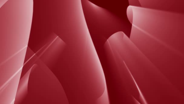 Rote Bewegung Hintergrund, abstrakt Lichter Hintergrundanimation fliegen — Stockvideo