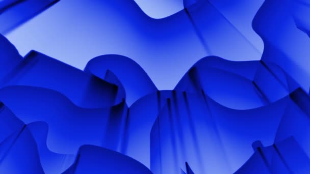 animations bleu et blanc de milieux avec des volants de lumières abstraits, animation de fond