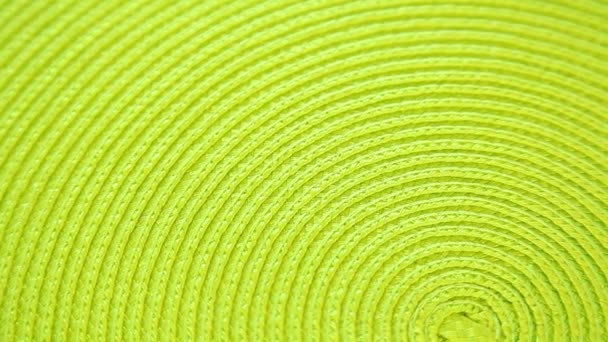 Green table cloth oval background — Stock Video