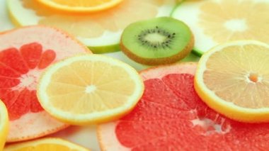 narenciye meyve portakal, kivi, greyfurt, limon, limon, pomelo