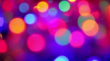 bokeh, ufuk hareketli arka plan bulanık mavi ve pembe ışıklar
