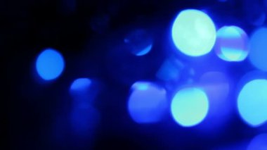 ufuk mavi ışıkları ile bokeh, bulanık hareketli arka plan