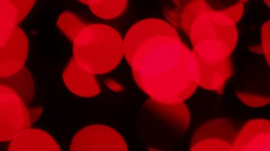 흐린된 빨강과 주황색 빛 bokeh, defocused 모션 배경