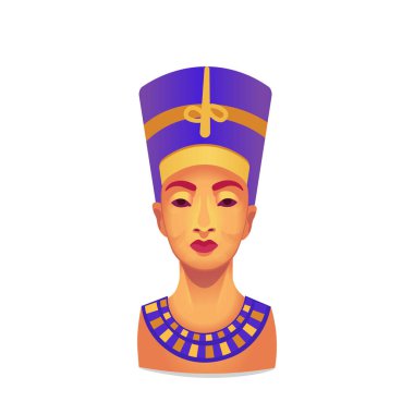 Nefertiti Mısır Kraliçesi.