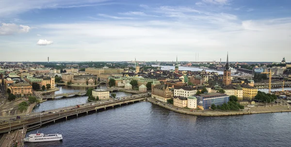 Стокгольм skyline Панорама Стокове Зображення