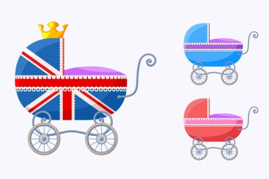 English Baby Carriages clipart