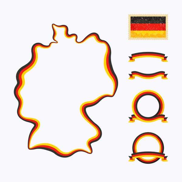 Colores de alemania — Archivo Imágenes Vectoriales