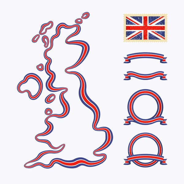 Цвета Великобритании — стоковый вектор