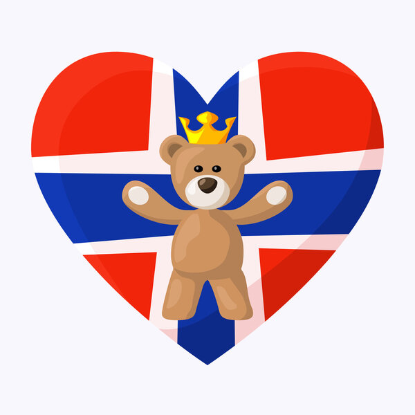 Norwegian Royal Teddy Bear