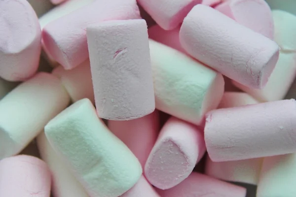 Marshmallows pink white soft — Stock Photo, Image
