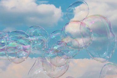 Sky breeze üzerinde sabun köpüğü