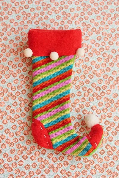 Christmas noel stocking — Stock Photo, Image