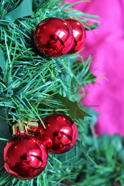 Natal bauble árvore decoração — Fotografia de Stock