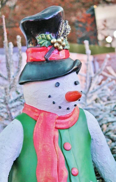 Christmas snögubbe modell — Stockfoto
