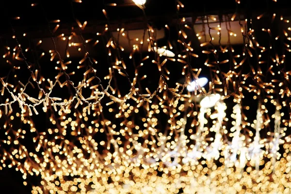 Weihnachtsbeleuchtung abstrakt — Stockfoto